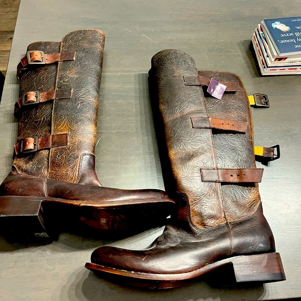 Etched JB Dillion boots-